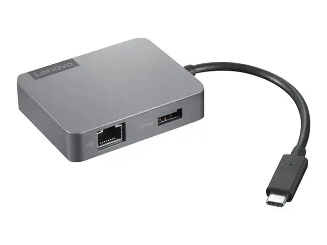 Lenovo 4X91A30366, USB 2.0 Type-C, HDMI, RJ-45, USB Type-C, VGA, pilka, 4K Ultra HD, CE, CB, FCC, EAC, VCCI, KCC, RCM, BSMI, 5 V