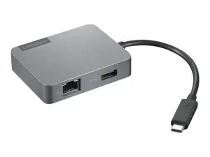 Lenovo 4X91A30366, USB 2.0 Type-C, HDMI, RJ-45, USB Type-C, VGA, pilka, 4K Ultra HD, CE, CB, FCC, EAC, VCCI, KCC, RCM, BSMI, 5 V