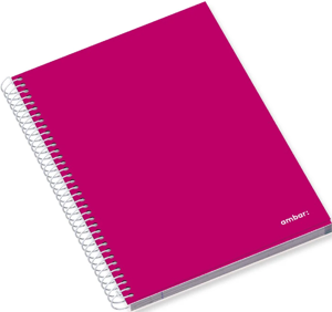 A4 PP Cover Sp Bk 100sh Ambar Sch Sq