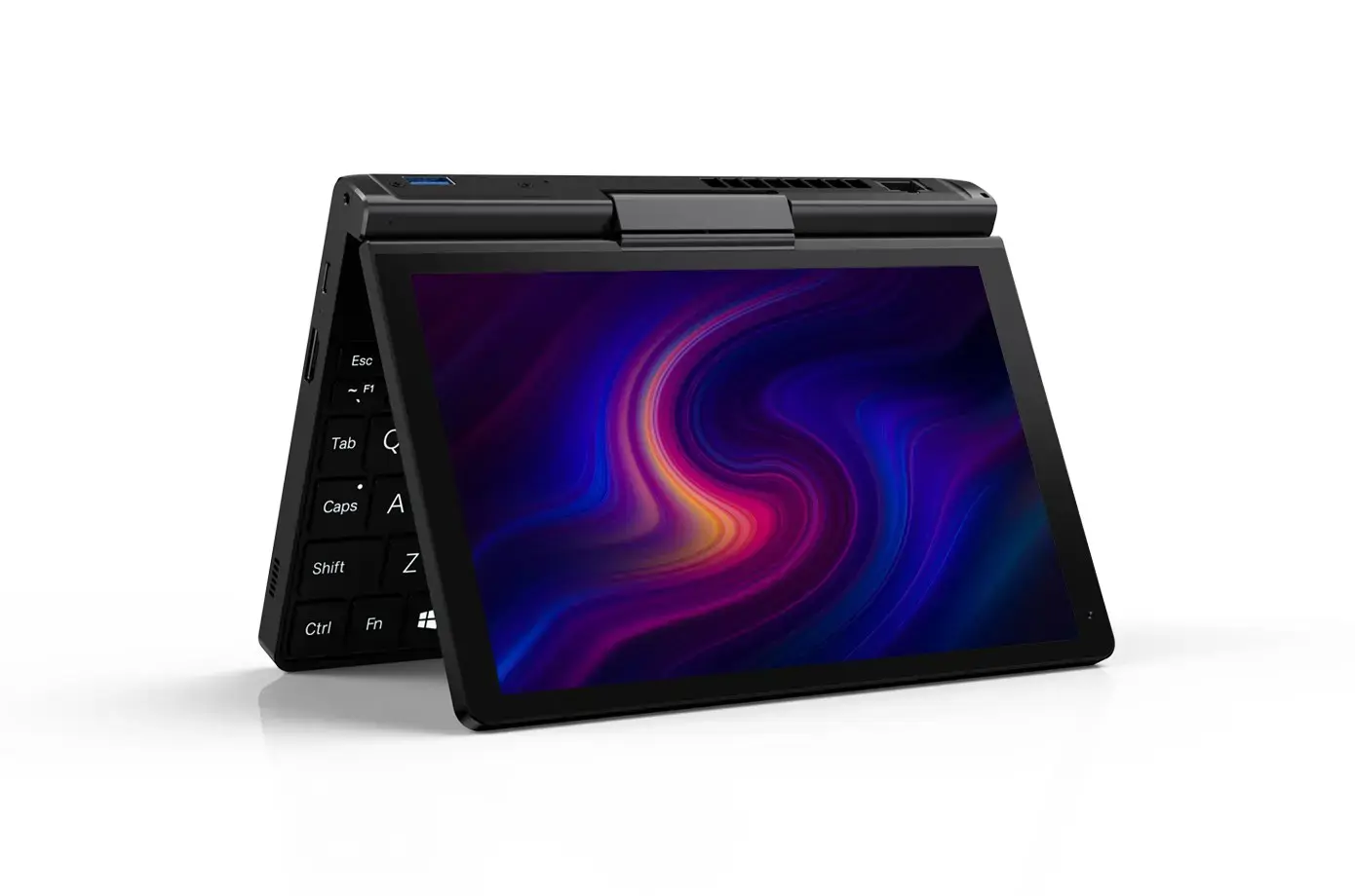 GPD Pocket 3K1 laptop i3-1125G4/8" WUXGA (1920x1200) Touchscreen IPS/x360/LAN/16GB/SSD 512GB/BT/BLKB/FPR/x360/Win 11 Graphite
