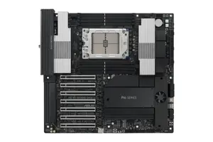 ASUS PRO WS WRX90E-SAGE SE, AMD, Socket sTR5, DDR5-SDRAM, DIMM, Octa-channel, M.2, SATA III, SlimSAS