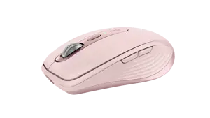 "Logitech MX Anywhere 3S", dešinioji ranka, lazerinis, RF belaidis + "Bluetooth", 8000 DPI, rožinis