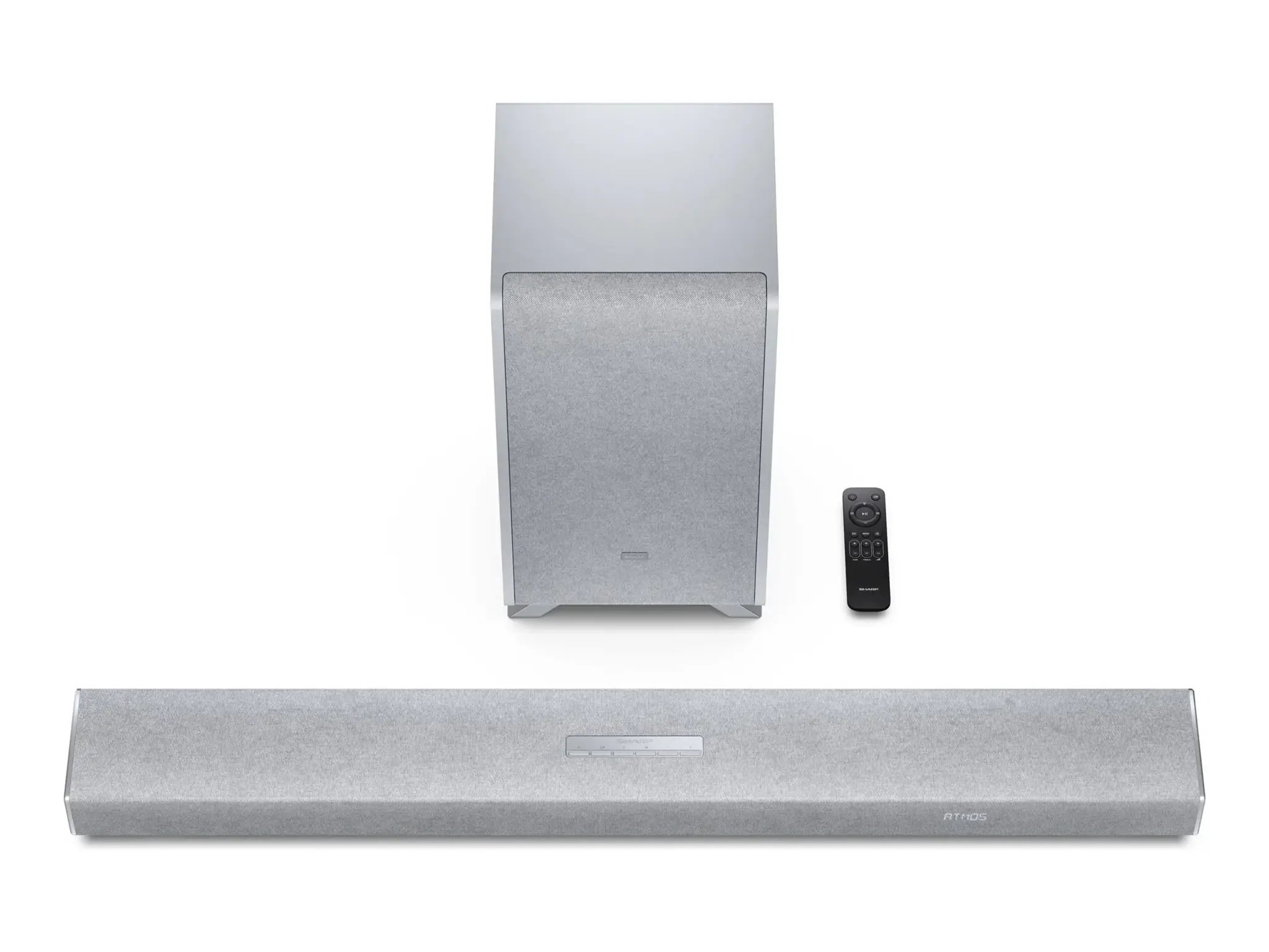 Sharp | 3.1.2 Dolby Atmos/DTS:X Soundbar with Wireless Subwoofer | HT-SBW53121(SL) | Bluetooth