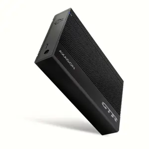 AXAGON EE35-GTR USB-C 3.2 Gen 1 - SATA 6G, 3,5 colio išorinė RIBBED dėžutė BLACK