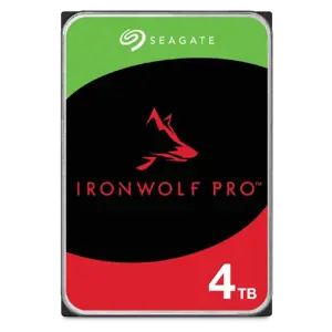 "SEAGATE Ironwolf PRO Enterprise NAS" kietasis diskas 4TB 7200 aps./min. 6Gb/s SATA 256MB spartinan…