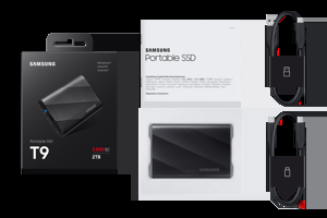 "Samsung" MU-PG2T0B, 2 TB, C tipo USB, 3.2 Gen 2 (3.1 Gen 2), 2000 MB/s, juoda