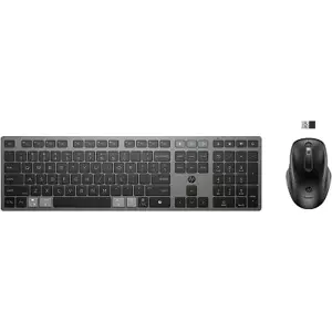 HP 725 Wireless Mouse Keyboard Combo - Multi-Device, Dual-Mode, Programmable, Rechargeable, 4000 dp…