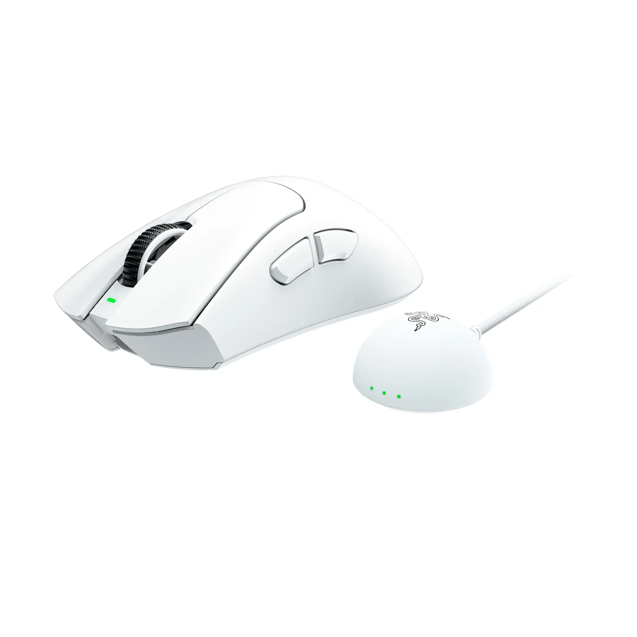 Razer DeathAdder V4 Pro Gaming mouse, White | Razer