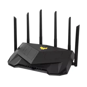 ASUS TUF Gaming AX6000, Wi-Fi 6 (802.11ax), Dual-band (2.4 GHz / 5 GHz), Ethernet LAN, Black, Table…