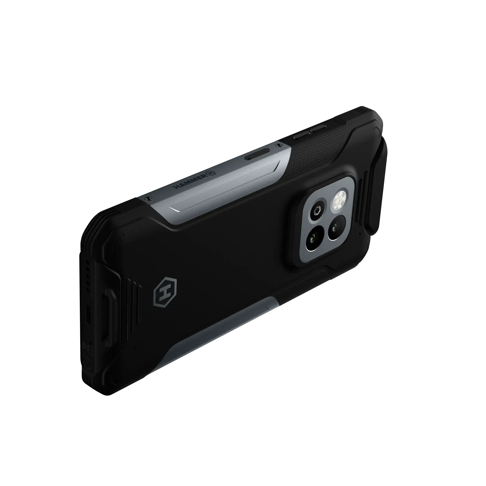 Mobilusis telefonas Hammer Construction, 128 GB, Sidabrinė