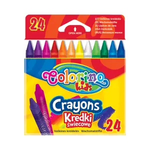 Vaškinės kreidelės, Colorino, 24 spalvų