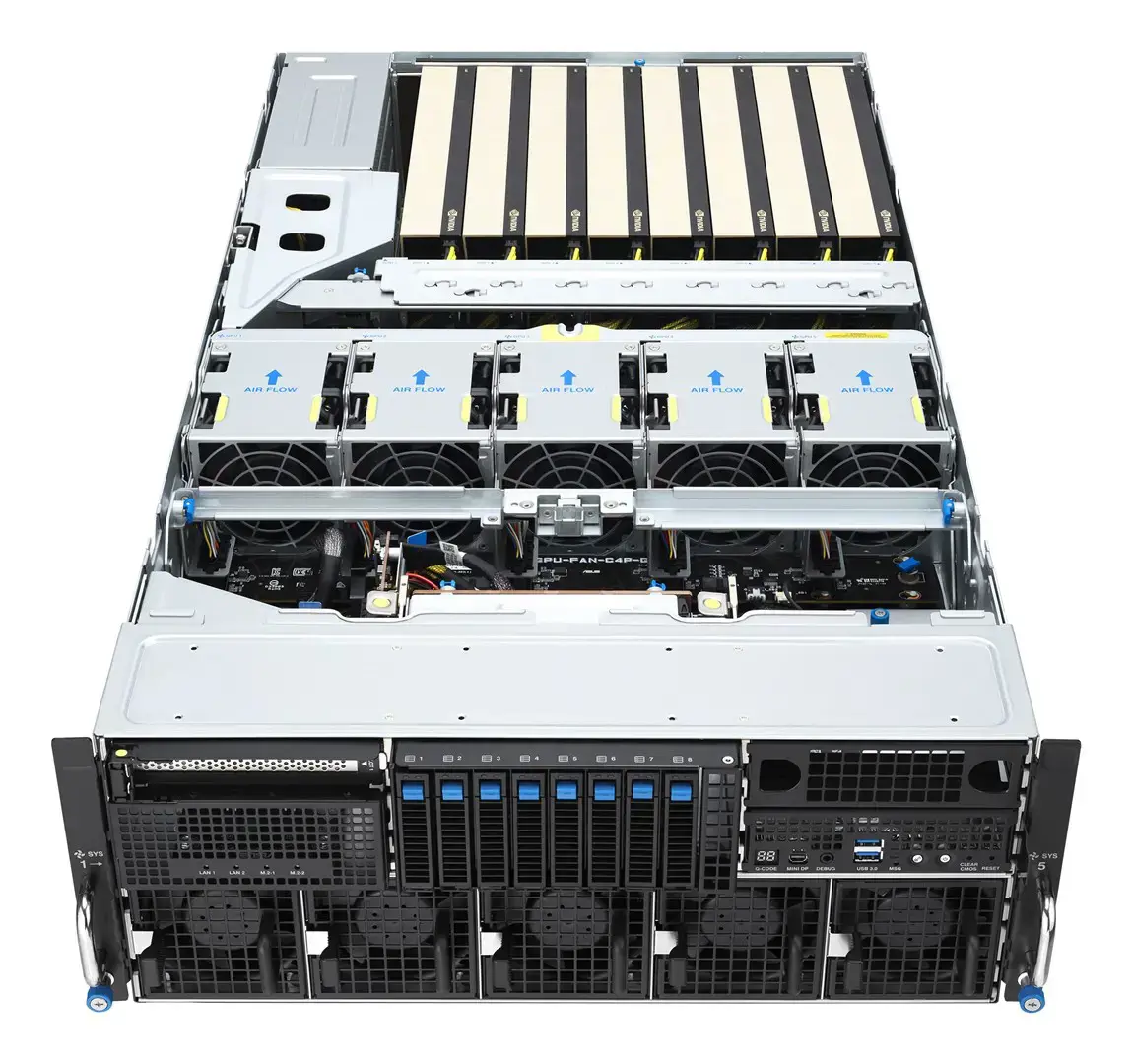 ASUS ESC8000A-E13 LGA 6096 Rack (4U) Silver