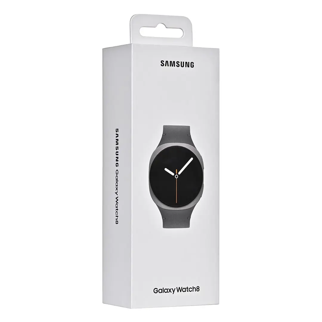 Samsung Galaxy Watch 8 3.3 cm (1.3") AMOLED 40 mm Digital 438 x 438 pixels Touchscreen Graphite Wi-Fi GPS (satellite)