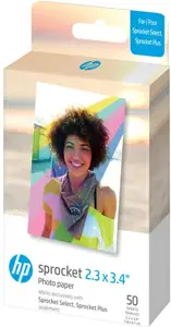 Fotopopierius HP Sprocket Select Zink, 5.8x8.6cm(2.3x3.4"), 50 psl.