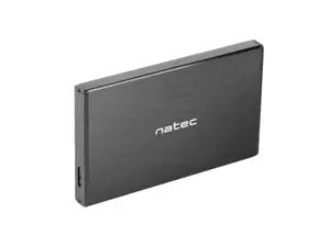 NATEC NKZ-0941 "Natec" HDD/SSD išorinis korpusas RHINO GO, skirtas 2,5 SATA - USB 3.0, aliuminis