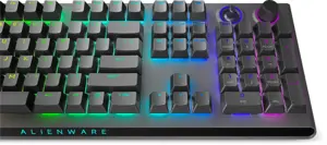 "Alienware AW920K", pilno dydžio (100%), RF belaidis, mechaninis, RGB LED, pilkas