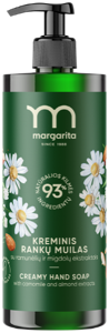 Rankų muilas MARGARITA, su migdolų ir ramunėlių ekstraktais, 400 ml