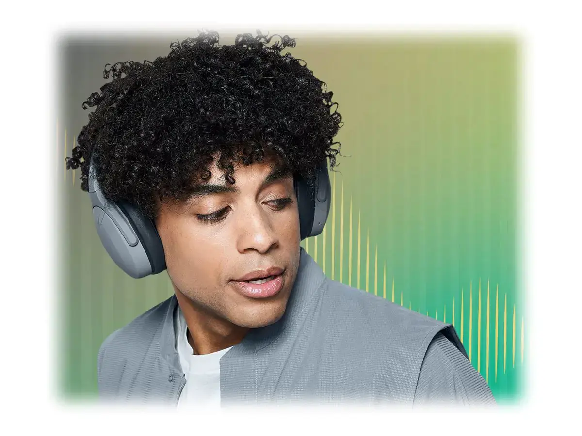 "Skullcandy" belaidės ausinės "Crusher Evo" su mikrofonu, belaidės, "Chill Grey