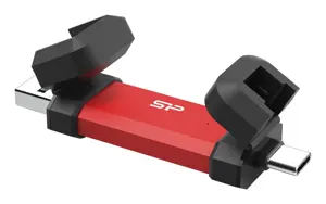 SILICON POWER DS72 Dual USB-C/USB 3.2 Gen 2, 250GB, Red
