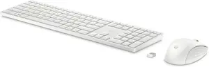 HP 655 Wireless Mouse Keyboard Combo - White - US ENG