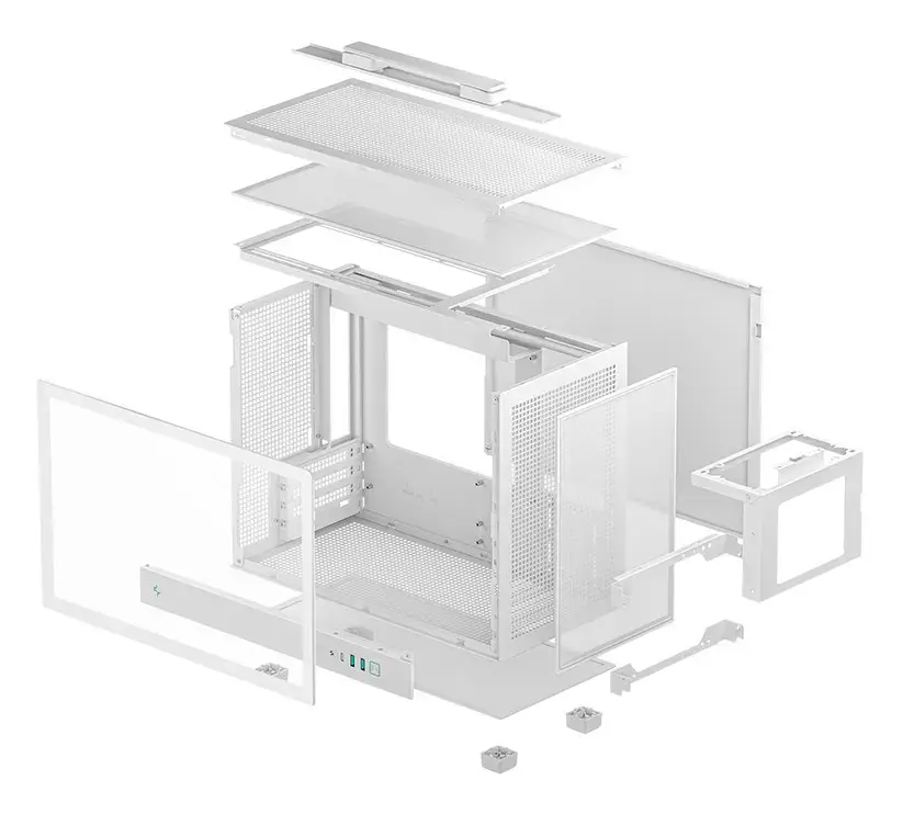DeepCool CH160 PLUS WH Small Form Factor (SFF) White