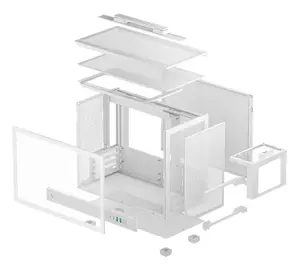 DeepCool CH160 PLUS WH Small Form Factor (SFF) White