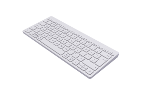 "HP 350 Compact Multi-Device Bluetooth" klaviatūra, mini, "Bluetooth", mechaninė, QWERTY, balta