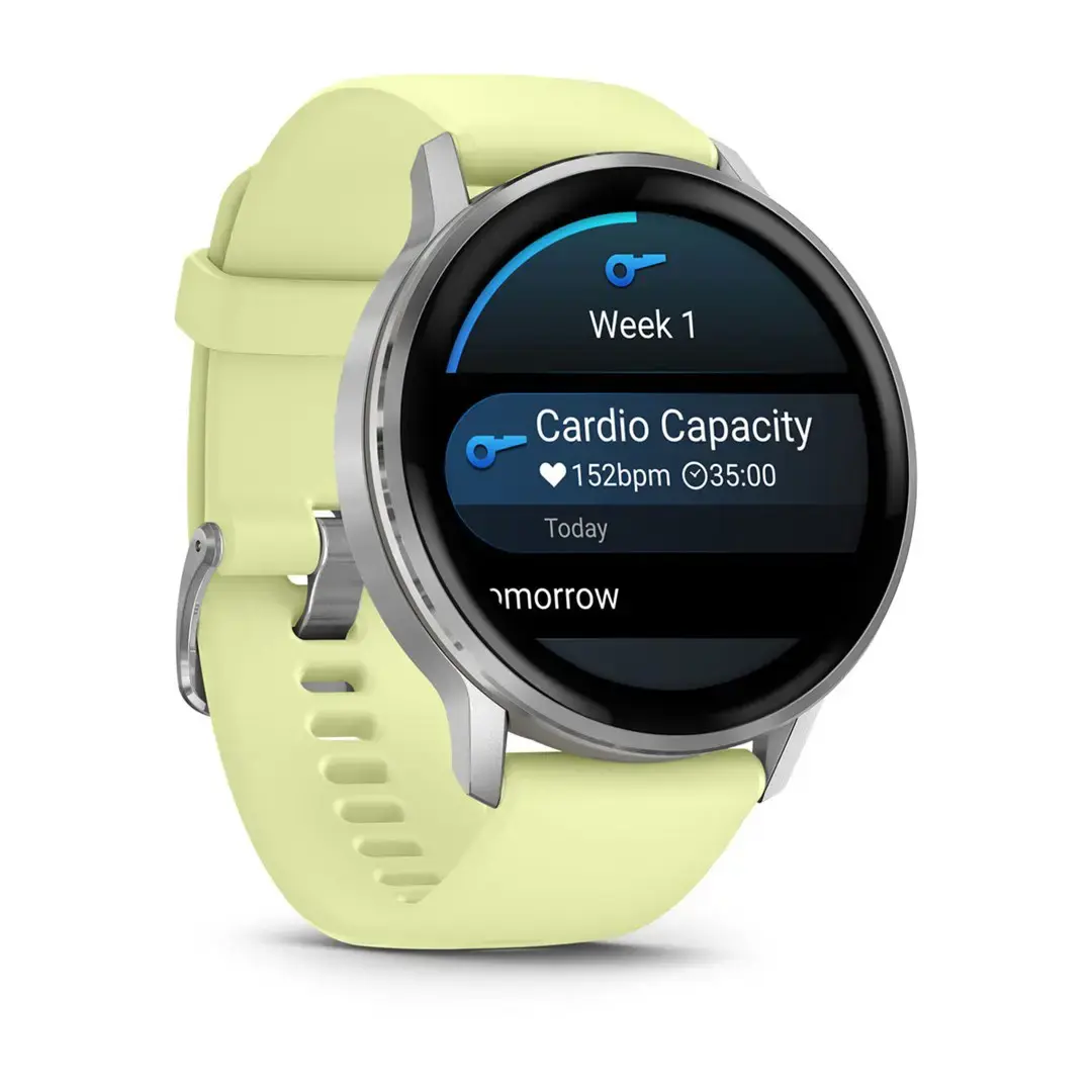 Garmin Venu 010-03014-02 smartwatch / sport watch 3.56 cm (1.4") AMOLED 45 mm Digital 454 x 454 pixels Touchscreen Silver Wi-Fi GPS (satellite)