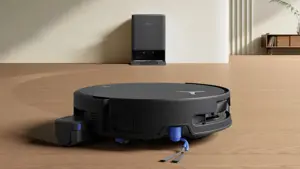 Dulkių siurblys-robotas Ecovacs DEEBOT T90 PRO OMNI, Juoda