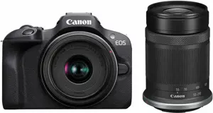"Canon EOS R100 + RF-S 18-45mm F4.5-6.3 IS STM + RF-S 55-200mm F5-7.1 IS STM rinkinys, 24,1 MP, 600…