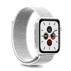PURO nailonas - "Apple Watch" dirželis 42/44/45 mm (Baltas)