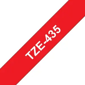 Brother TZe-435, TZ, 8 m, dėžutė, 1,2 cm