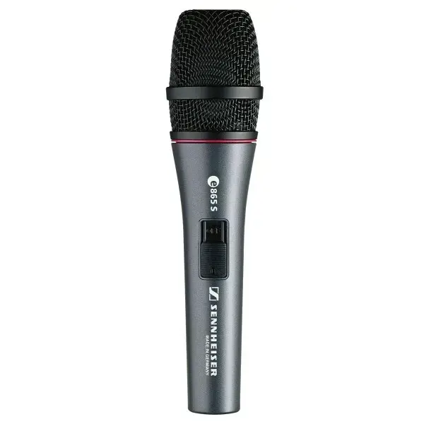 Sennheiser E865-S - supercardioid condenser vocal microphone, version with on/off switch