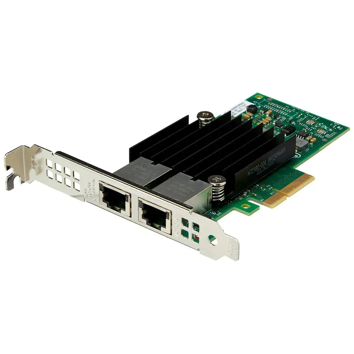 "Intel X550T2", vidinis, laidinis, "PCI Express", Ethernet, 10000 Mbps, žalias, sidabrinis