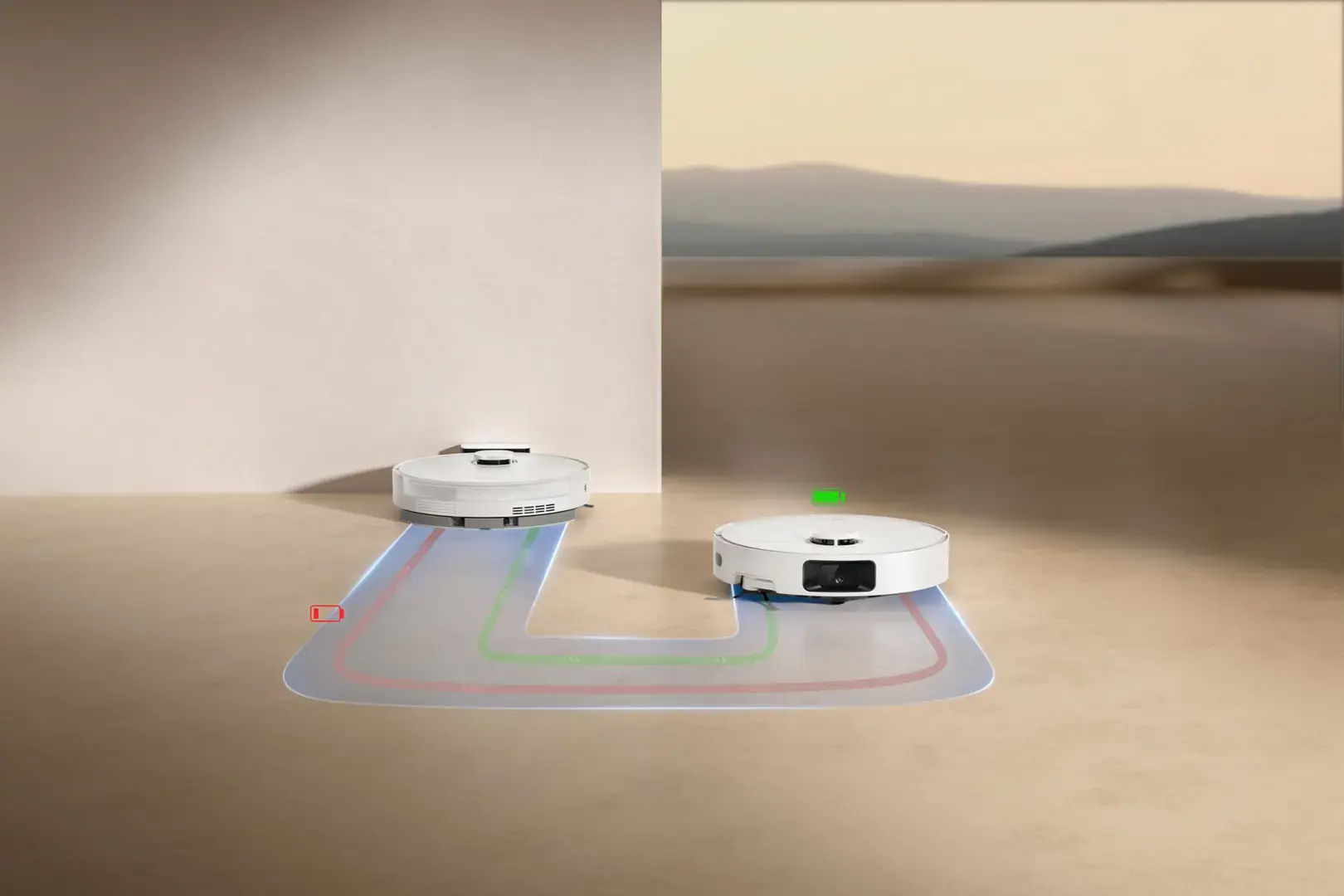 Dulkių siurblys-robotas Dreame D20 Pro Robot Vacuum Cleaner, Balta