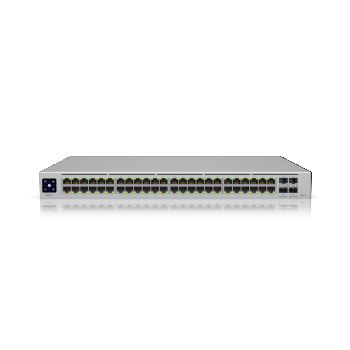 UBIQUITI 48 prievadų Gigabit UniFi L3 komutatorius + 4x 10GbE SFP+ prievadai