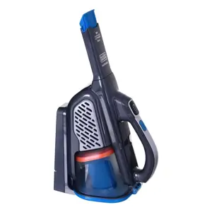 "Black &amp; Decker" BHHV520BF rankinis dulkių siurblys juodas, mėlynas, sidabrinis be maišelio