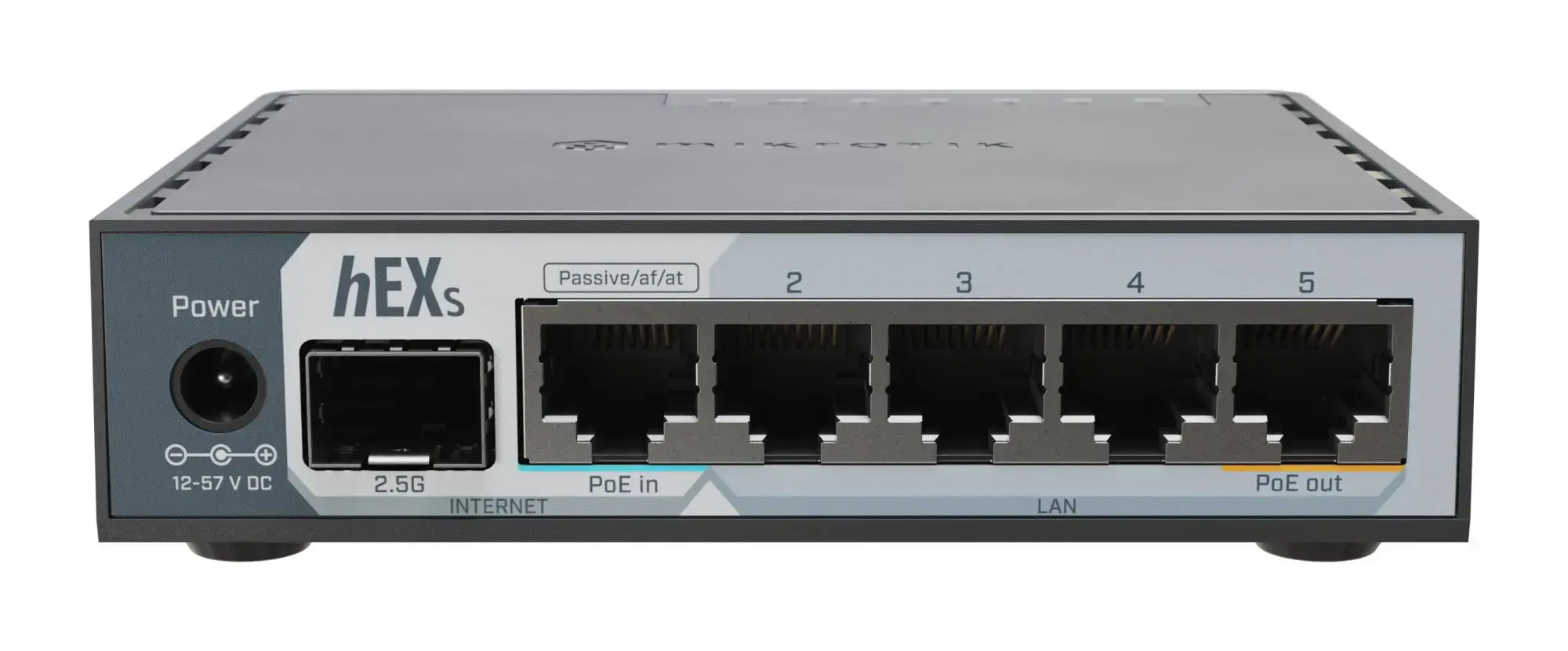 MikroTik hEX S (2025 version) with RouterOS L4, desktop case