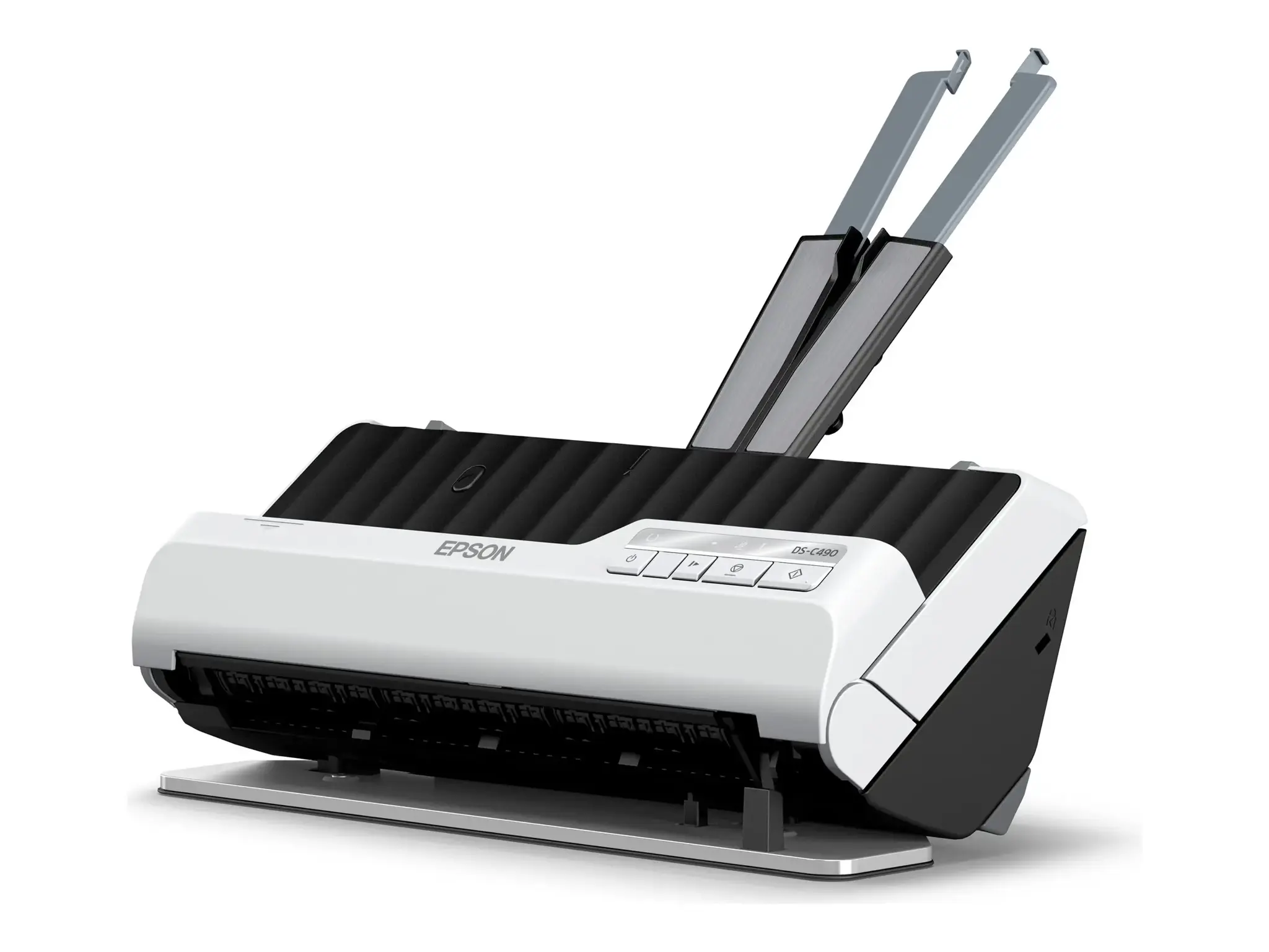 Epson DS-C490, 215,9 x 5588 mm, 600 x 600 DPI, 30 bitų, 24 bitų, 8 bitų, ADF + lapų skaitytuvas