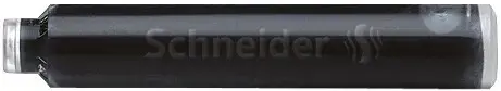 Rašalo kapsulės Schneider, trumpos, juodos (6 vnt.)  1223-404