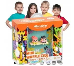 Marioinex Mini Waffle Building Blocks – City: Food Truck, 148 pieces
