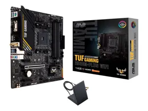 ASUS TUF GAMING A520M-PLUS WIFI, AMD, "Socket AM4", "AMD Ryzen™ 3", "AMD Ryzen™ 5", "AMD Ryzen™ 7", 3 kartos "AMD Ryzen™ 9", 5 kartos "AMD Ryzen 9", "Socket AM4", DDR4-SDRAM, 128 GB
