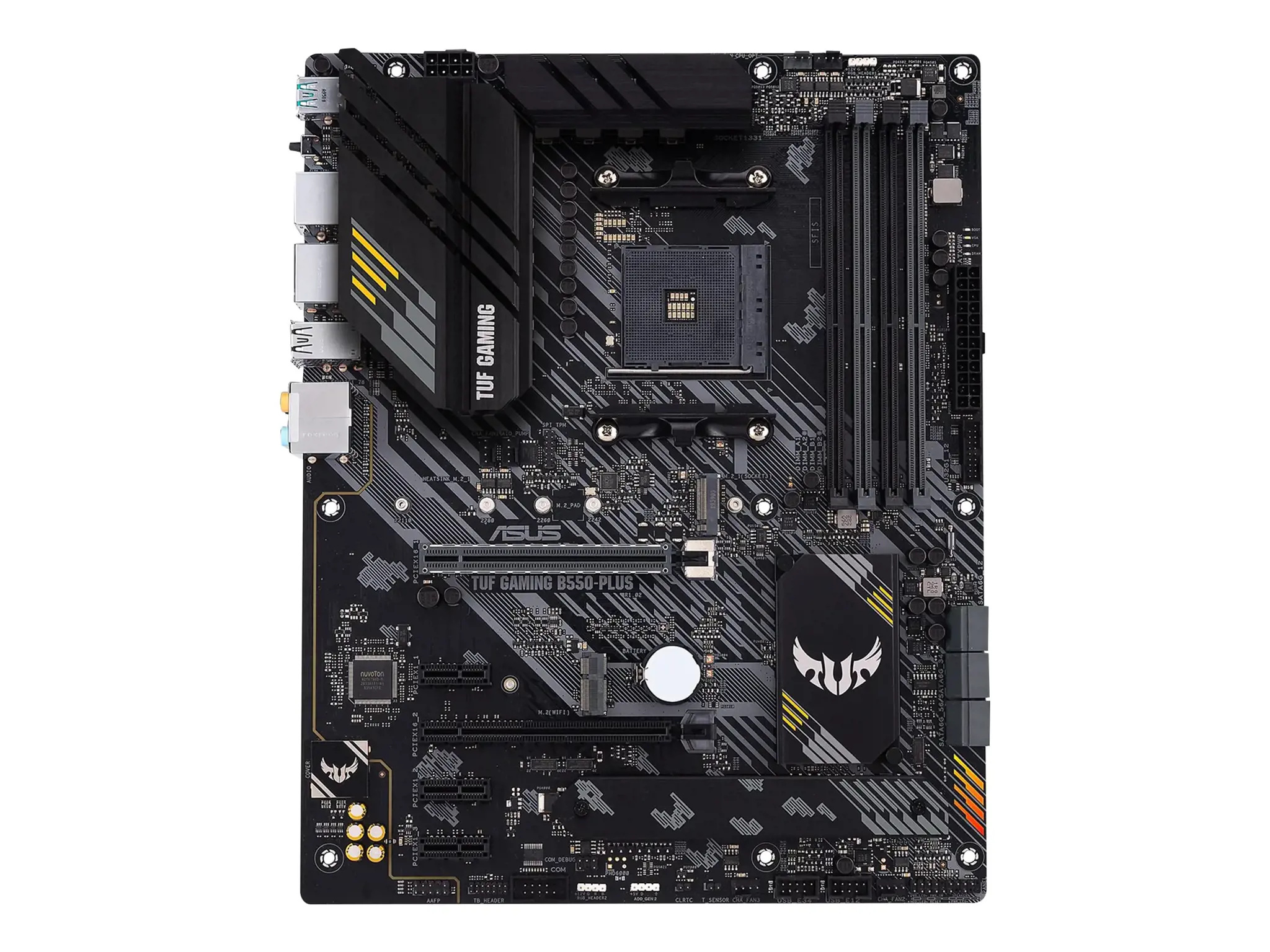 ASUS TUF Gaming B550-PLUS, AMD, "Socket AM4", 3 kartos "AMD Ryzen™ 3", 3 kartos "AMD Ryzen 5", 3 kartos "AMD Ryzen™ 7", 3 kartos..., "Socket AM4", DDR4-SDRAM, 128 GB