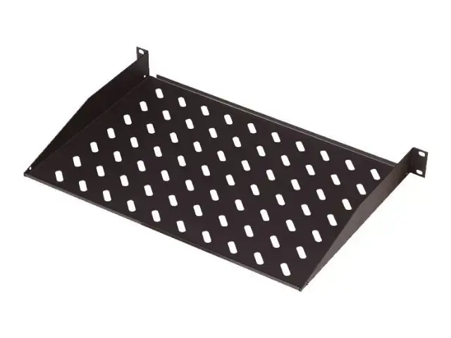 "Digitus" 1U fiksuota lentyna stelažams DN-19 TRAY-1-400-SW Juoda