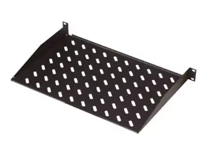 "Digitus" 1U fiksuota lentyna stelažams DN-19 TRAY-1-400-SW Juoda
