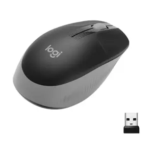 LOGITECH M190 Viso dydžio belaidė pelė - MID GREY - EMEA