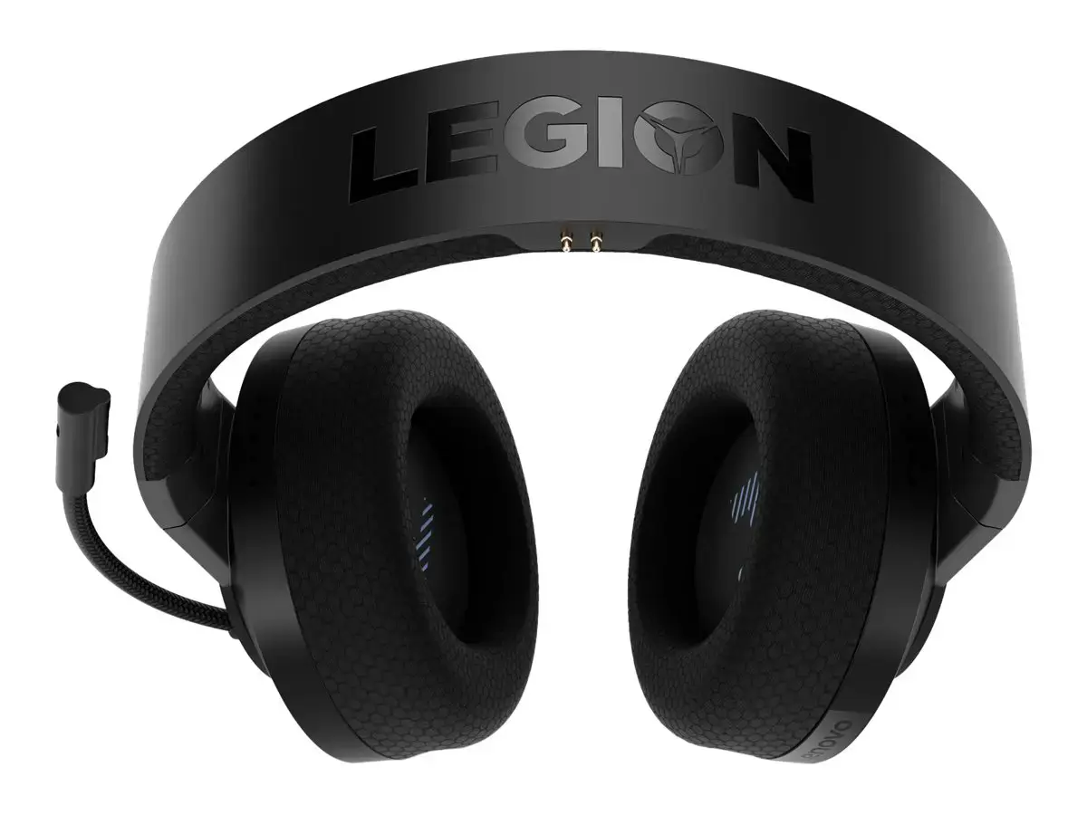 Lenovo Legion H600, laidinis ir belaidis, žaidimų, 20 - 20000 Hz, 320 g, ausinės, juodos spalvos
