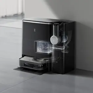 Dulkių siurblys-robotas Ecovacs Deebot X2 Combo, Juoda