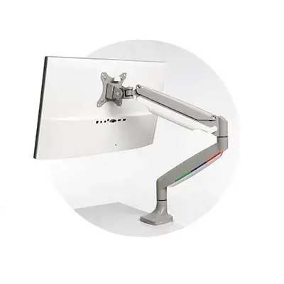 "Kensington SmartFit®" vienu prisilietimu reguliuojamo aukščio vieno monitoriaus rankena, spaustukas, 9 kg, 33 cm (13"), 86,4 cm (34"), 100 x 100 mm, juoda