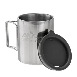 Helikon Thermal mug with lid 250 ml Silver, Black